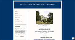 Desktop Screenshot of deerhurstfriends.co.uk